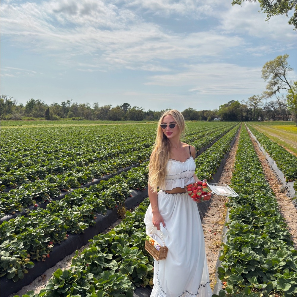 White Off-Shoulder Maxi Dress